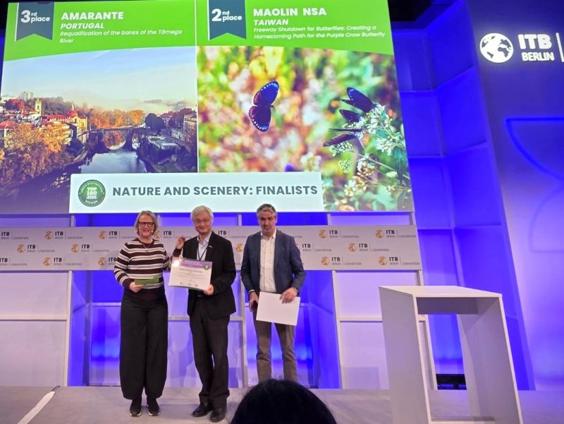 漾新聞|國道讓蝶道獲綠色故事獎全球第二